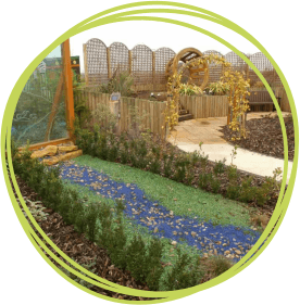 Little Bridge House sensory gardens - Narnia theme